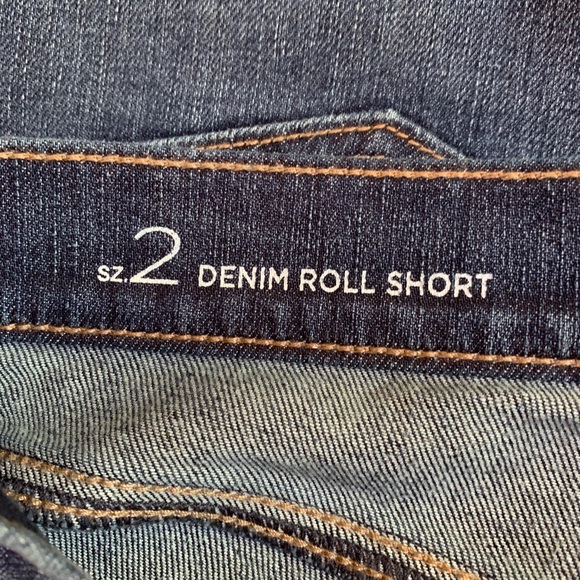 LOFT Outlet Denim Roll Shorts - Picture 4 of 5